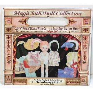 Magicloth Doll Collection Patsy Vogue Doll Co Vintage 1995 Magnetic Paper Dolls